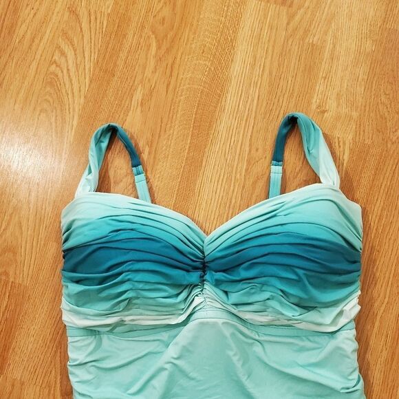 Bleu Rod Beattie Sea Dive Ruched One Piece 18W - Picture 4 of 13